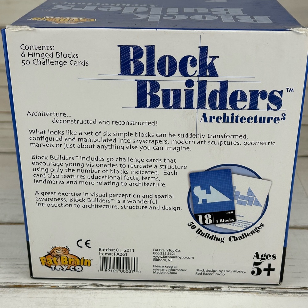 Block Builders Architecture Hinged Building Set - Light Blue - Picture 3 of 3